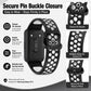 5 Pack xDfind Two Color Silicone Breathable Watch Band, For Galaxy Fit3