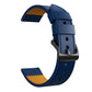 For Samsung Galaxy Watch 3 45mm Round Hole Line Genuine Leather Replacement Strap Watchband