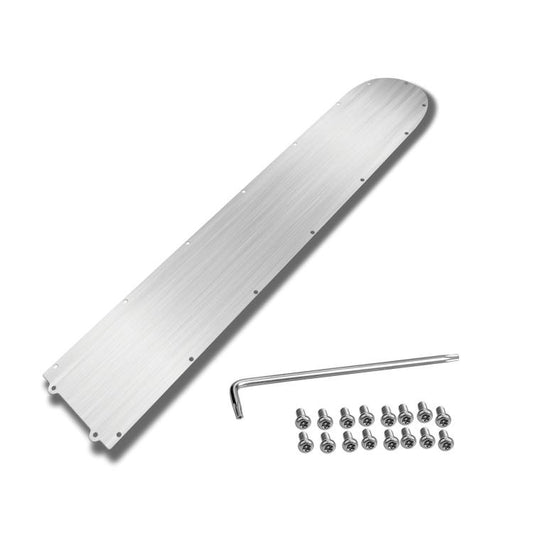 Stainless steel electric scooter base plate with screw set and hex wrench