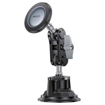 Yesido magnetic car phone mount with suction base and adjustable clamp