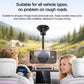 Yesido magnetic phone holder with long stem and suction cup base for car use