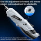 White cordless electric screwdriver with one-click switch for forward and reverse