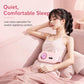 Pink warming waist belt for sleep with rose heater and 52% display