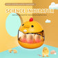 Yellow dome mini incubator with clear lid and three eggs inside