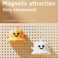Magnetic silicone pumpkin ghost night light, yellow and white options