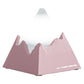 Pink mini volcano aroma diffuser night light with raised mountain top