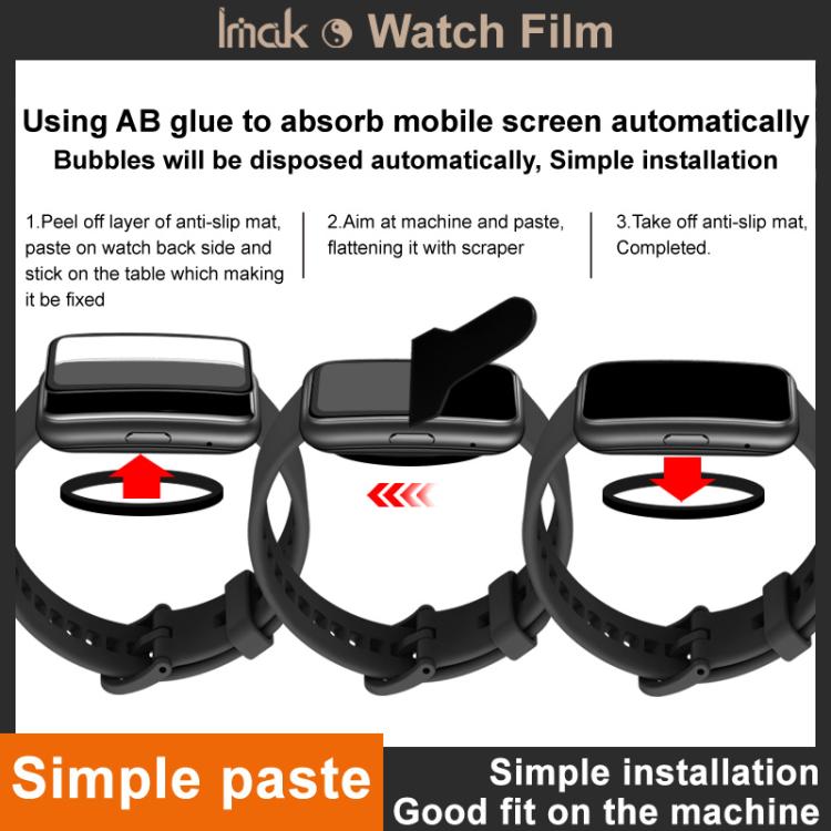 IMAK Plexiglass HD Watch Protective Film, Xiaomi Smart Band 10 Pro