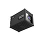 Black mini wireless HD camera angled view with lens and quad LED array