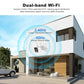 Srihome WiFi outdoor security camera device focus with dual antennas and lens module