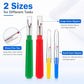 DIY seam ripper kit with two large and two small seam rippers, clear fine tips