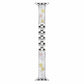 xDfind Floral Epoxy Metal Bracelet Strap Watch Band, For Apple Watch 42 / 44 / 45 / 46 / 49mm, For Apple Watch 38 / 40 / 41 / S11 42mm