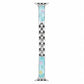 xDfind Floral Epoxy Metal Bracelet Strap Watch Band, For Apple Watch 42 / 44 / 45 / 46 / 49mm, For Apple Watch 38 / 40 / 41 / S11 42mm