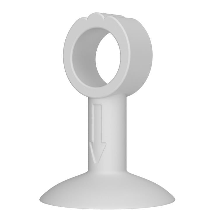 Silicone suction door handle protector with white anti-collision pad, standalone