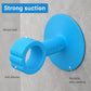 Blue suction cup door handle protector pad showing soft silicone cushion