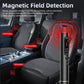 Black RF GPS signal detector with red scan indicator and multi-button control face