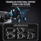 Triangular support wireless charger mount with air vent clip