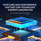 Handheld game console chip performance graphic