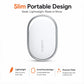Xiaomi wireless smart tracker tag, white oval with silver metal rim