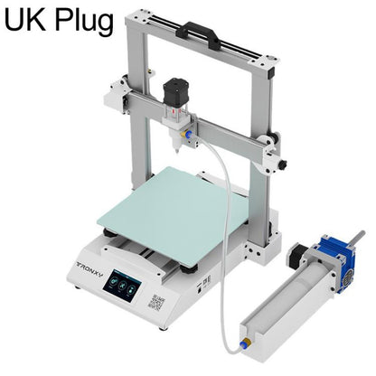 Ceramic 3D printer with UK power plug, mint build plate, front control display