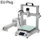 Ceramic 3D printer with EU power plug, green build plate, overhead print head