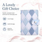 Plaid PU leather short wallet with snap closure for everyday carry