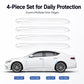 4-piece clear car door bumper guard strip stickers for edge protection