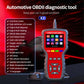 Car OBDII/EOBD diagnostic scanner tool with backlit LCD menu and function buttons