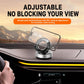 Black dashboard phone car mount with vacuum suction base and rotating phone holder