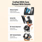 Black suction phone mount with silicone cushion, spring clip, and 360° rotation