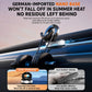 Black vacuum suction cup phone car mount with suction base and support arm