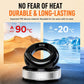 Black suction phone mount with silver ridged adjustment plate