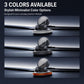 Self-adhesive rotating base car phone mount with circular base, three color options shown