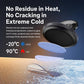 Black car phone mount with circular base and textured non-slip pad