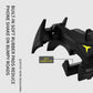 Black bat-style phone mount underside with soft rubber pad and side supports