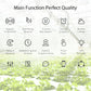 Wi-Fi smart sprinkler controller feature infographic with function icons