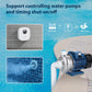 Wi-Fi smart sprinkler controller water pump timing on/off control illustration