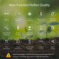 Smart solar soil sensor feature icons for temperature, moisture, solar power, and app