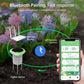 Smart solar soil sensor with app remote control and Bluetooth pairing illustration