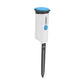 WiFi smart indoor soil sensor with blue button and tapered black probe