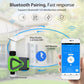 Green WiFi smart sprinkler timer with black top and WiFi-enabled controller body