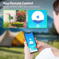 WiFi smart sprinkler timer app control on smartphone display