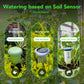 WiFi smart drip irrigation set using soil sensor compatibility icons