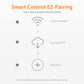 WiFi water leak alarm EZ-pairing steps diagram for connecting the controller to WiFi