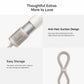 Hair dryer nozzle with filter mesh and power cord storage loop