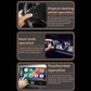 Car control support for adapter: steering wheel, knob, and touchscreen operation