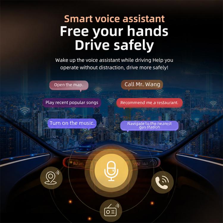 Wireless Android Auto and CarPlay adapter for hands-free in-car control