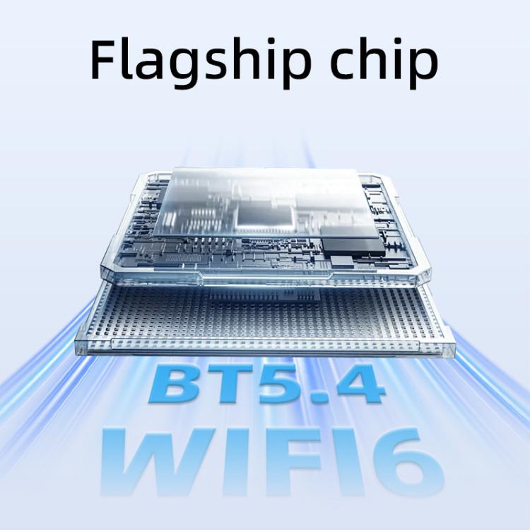 Wireless adapter flagship chip on circuit board, electronic components visible