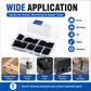 Black M3 self-tapping screw kit in clear case for home repair and DIY projects