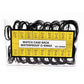 Clear plastic box filled with black rubber O-rings for watch case back sealing