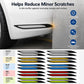 Reflective anti-collision strip set with white, yellow, blue, and red options